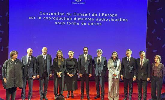 Signature of the New Council of Europe Convention on The Co-Production of Audiovisual Works at Series Mania